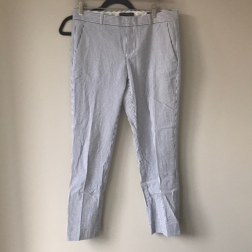 NWOT seersucker Banana Republic pants, sz 4